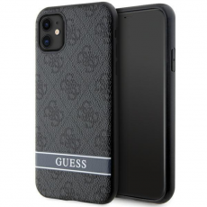 Guess - Guess iPhone 11/XR Mobilskal 4G Stripe - Grå