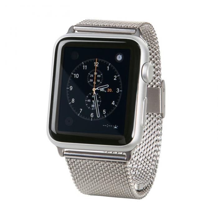 UTGATT5 - HAMA Klockarmband Apple Watch Silver Milanaise, 42mm