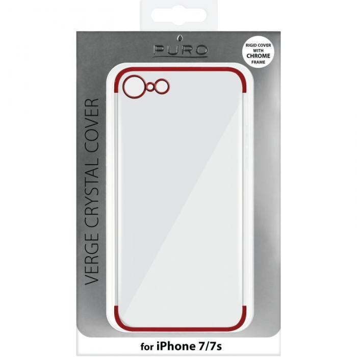 UTGATT4 - Puro Verge Crystal Cover iPhone 8/7 - Rd