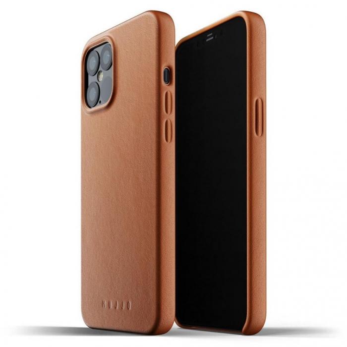 UTGATT4 - Mujjo Full Leather Case till iPhone 12 Pro Max - Tan