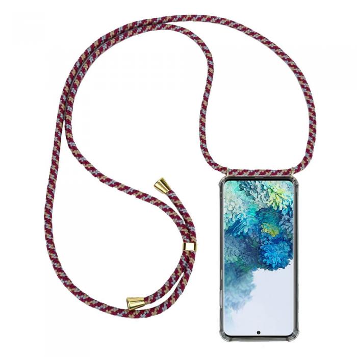 UTGATT1 - Boom Galaxy S20 Plus mobilhalsband skal - Red Camo Cord