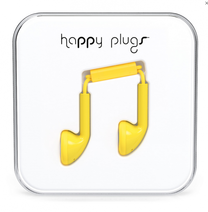UTGATT5 - Happy Plugs Earbud (Gul)