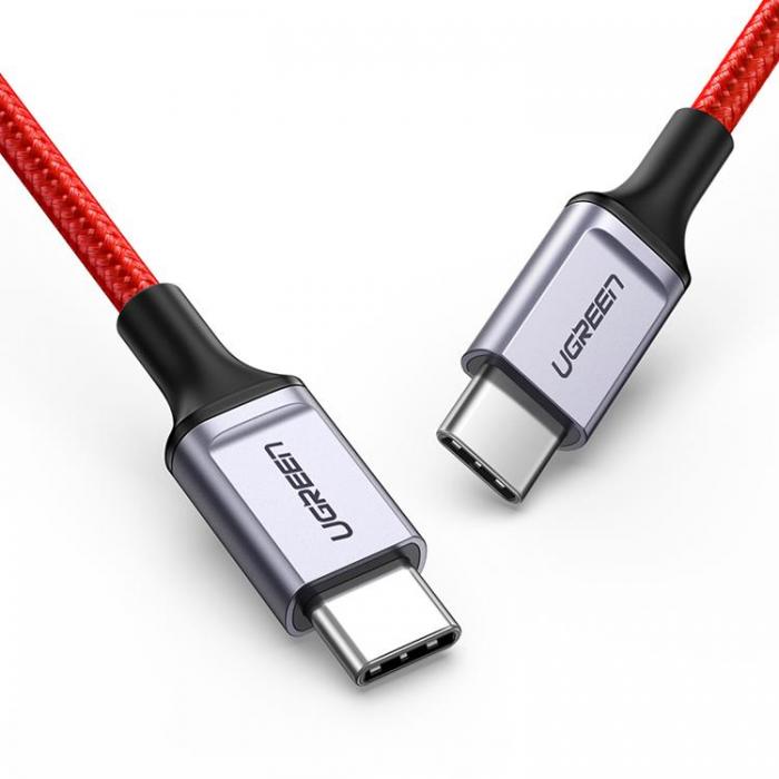 Ugreen - Ugreen USB-C/USB-C 2.0 US294 3A Kabel 1m - Rd