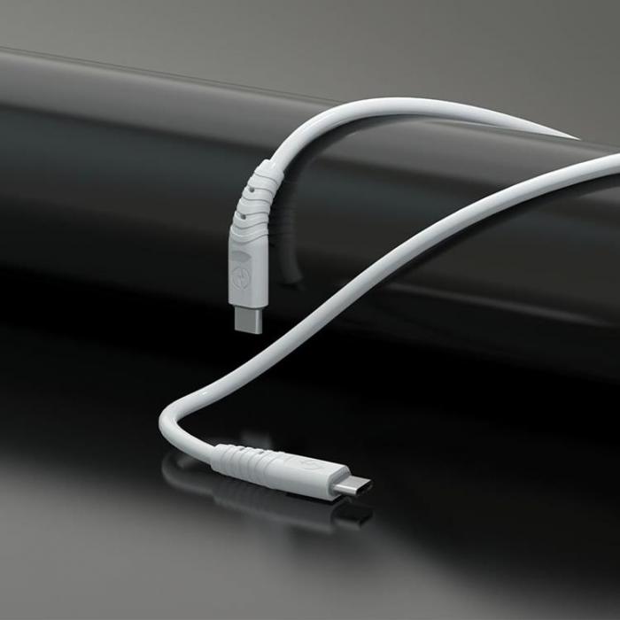 UTGATT1 - Dudao USB-C till USB-C 100W Kabel 1m - Vit