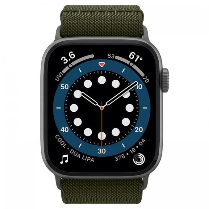 Spigen - Spigen Fit Lite Armband Apple Watch 4/5/6/7/8/SE/Ultra (42/44/45 mm) - Khaki