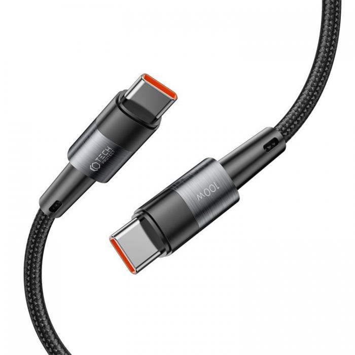 Tech-Protect - Tech-Protect USB-C till USB-C Kablar (25cm) Ultraboost - Svart
