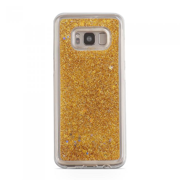 CoveredGear - Glitter Skal till Samsung Galaxy S8 Plus - Guld