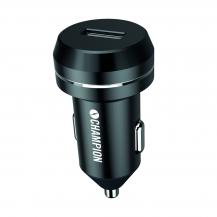 Champion - CHAMPION - USB Laddare 12/24V 2.4A - Svart