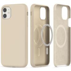 Tech-Protect - Tech-Protect iPhone 11 Mobilskal Magsafe Silikon - Beige