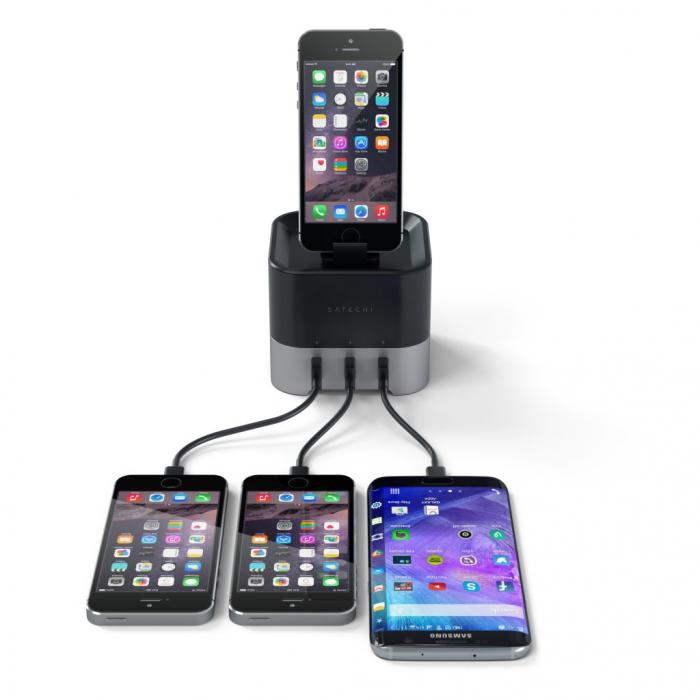 UTGATT5 - Satechi Smart Charging Stand fr Apple Watch och Smartphone - Gr