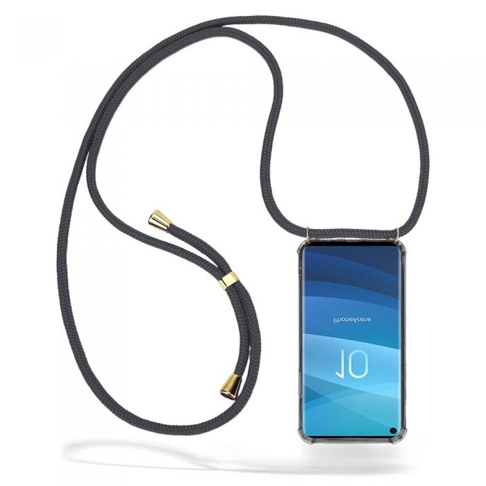 CoveredGear-Necklace - Boom Galaxy S10 mobilhalsband skal - Grey Cord