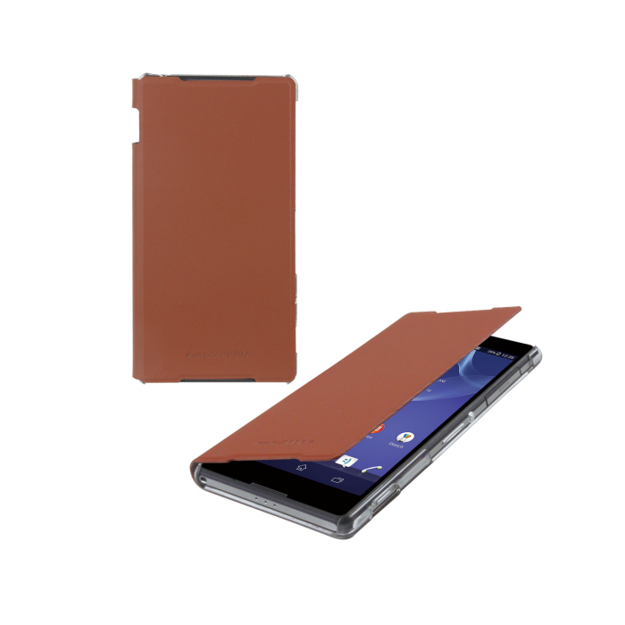 Roxfit - Roxfit - Made for Xperia - SlimLine Book flip case till Sony Xperia Z2 (Dark T