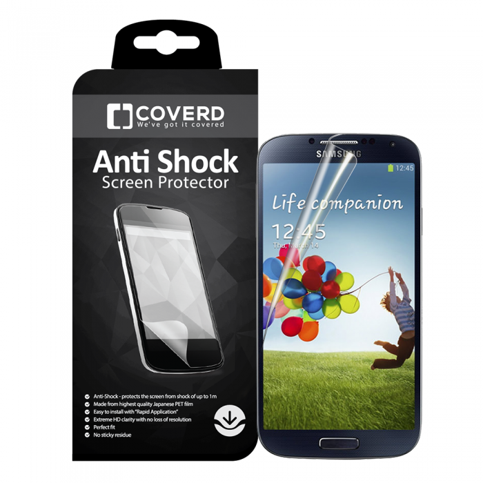 CoveredGear - CoveredGear Skrmskydd av Slitstark Film Samsung Galaxy S4