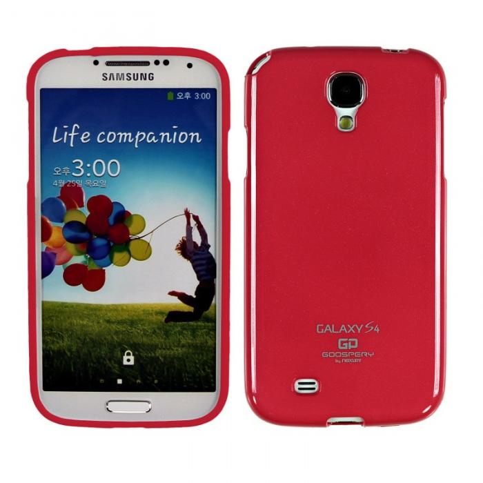 UTGATT4 - Mercury Color Pearl Jelly FlexiSkal till Samsung Galaxy S4 i9500 (Magenta)