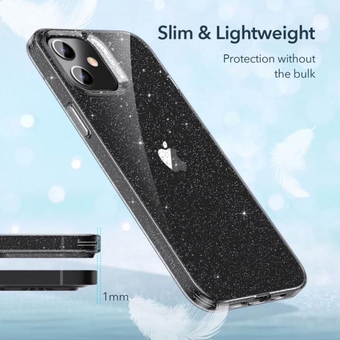 UTGATT5 - ESR Shimmer Mobilskal iPhone 12 Mini - Clear