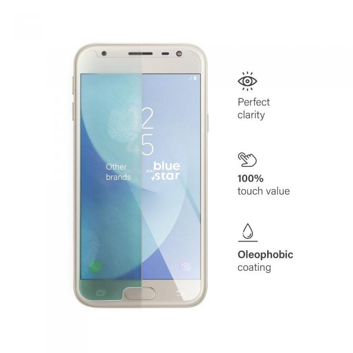 Blue Star - Blue Star Samsung Galaxy J3 (2017) Hrdat Glas Skrmskydd