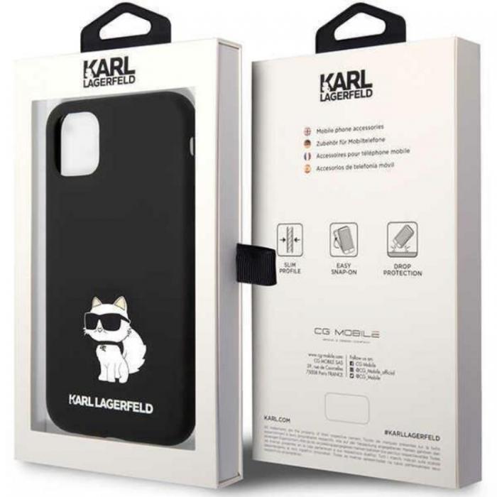 KARL LAGERFELD - Karl Lagerfeld iPhone 11/XR Mobilskal Silicone Choupette