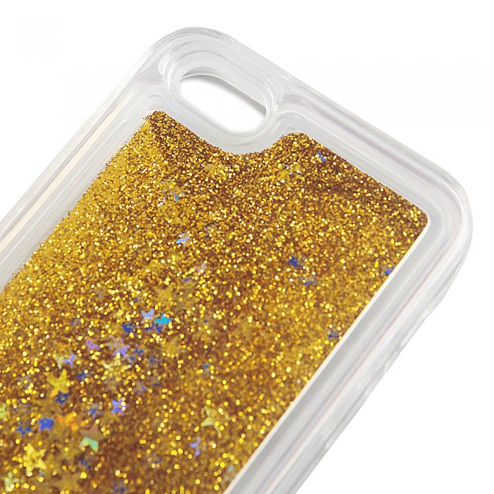 UTGATT4 - Glitter Skal till Apple iPhone 5/5S/SE - Guld