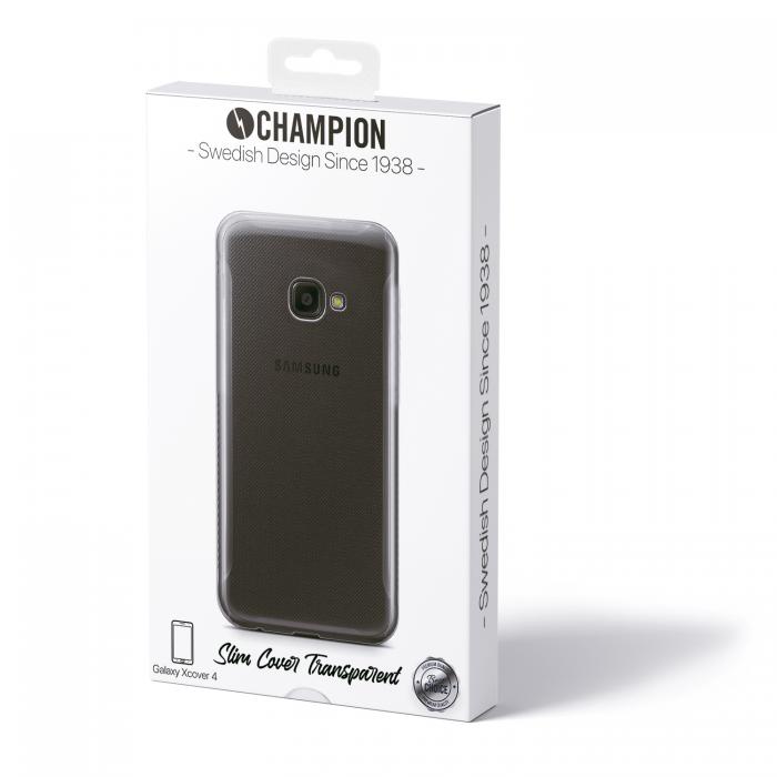 Champion - Champion Slim Skal fr Samsung Galaxy Xcover 4 - Transparent