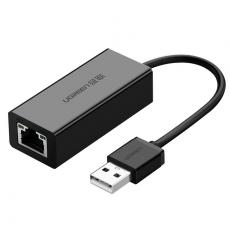 Ugreen - UGreen USB 2.0 100 Mbps Ethernet adapter Svart