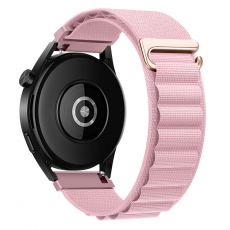 A-One Brand - Galaxy Watch (20mm) Armband Hoco Loop Nylon - Rosa