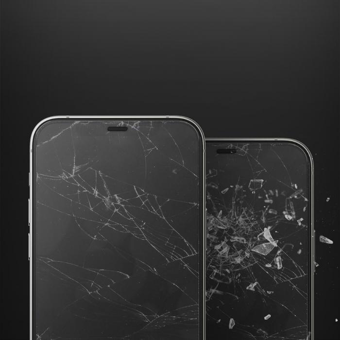 UTGATT4 - Ringke Invisible Hrdat Glas Skrmskydd iPhone 12 Pro Max