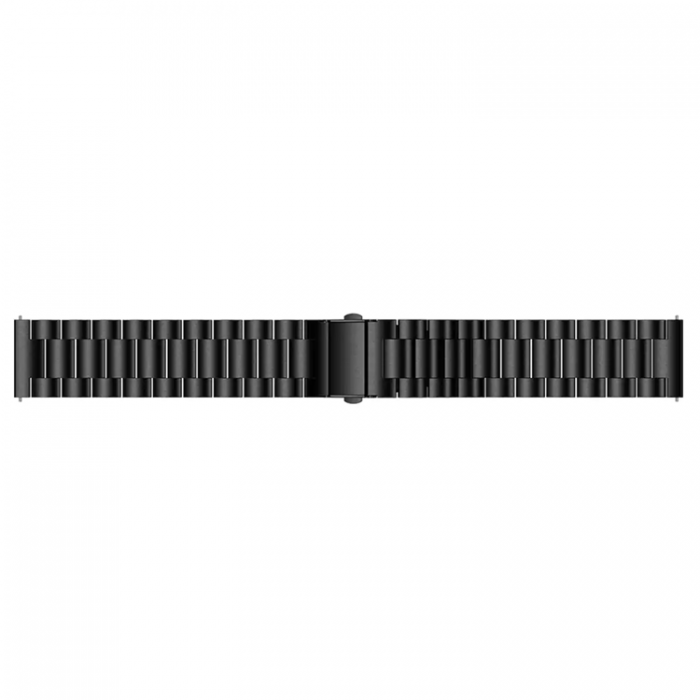 A-One Brand - Galaxy Watch 4 44mm/Classic 46mm Armband Metall - Svart