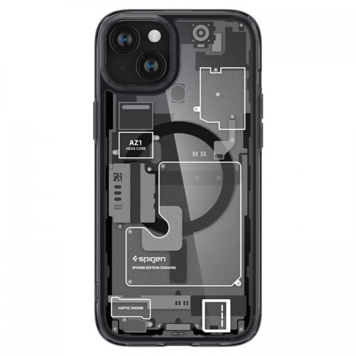 Spigen - Spigen iPhone 15 Mobilskal Magsafe Ultra Hybrid - Zero One