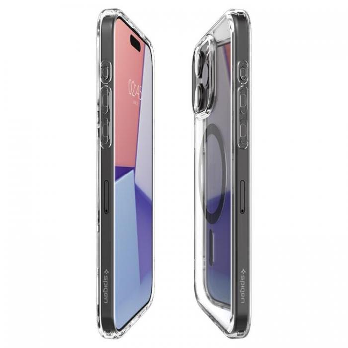 Spigen - Spigen iPhone 15 Pro Mobilskal Magsafe Hybrid - Graphite