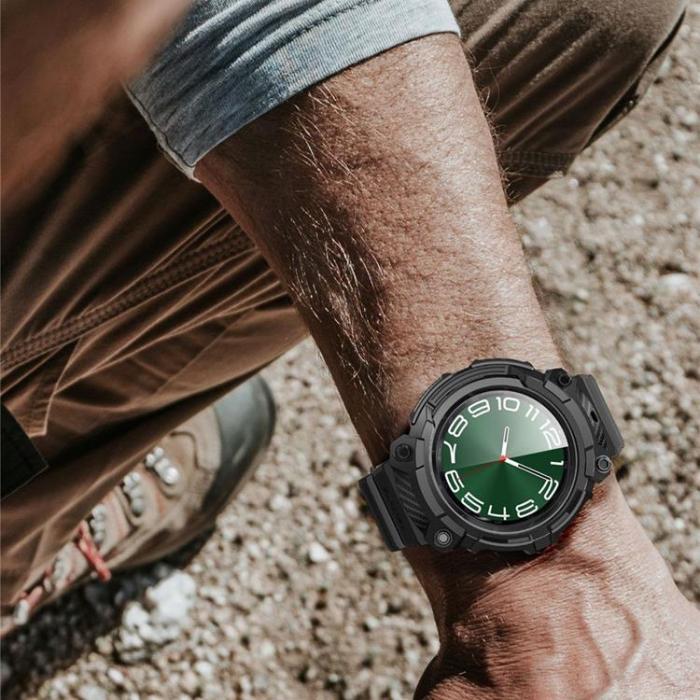 SupCase - SupCase Galaxy Watch 6 Classic (47mm) Armband Och Skrmskydd