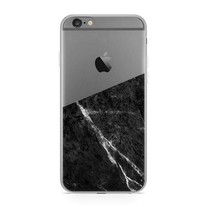 UTGATT5 - Skal till Apple iPhone 6(S) - Half marble black