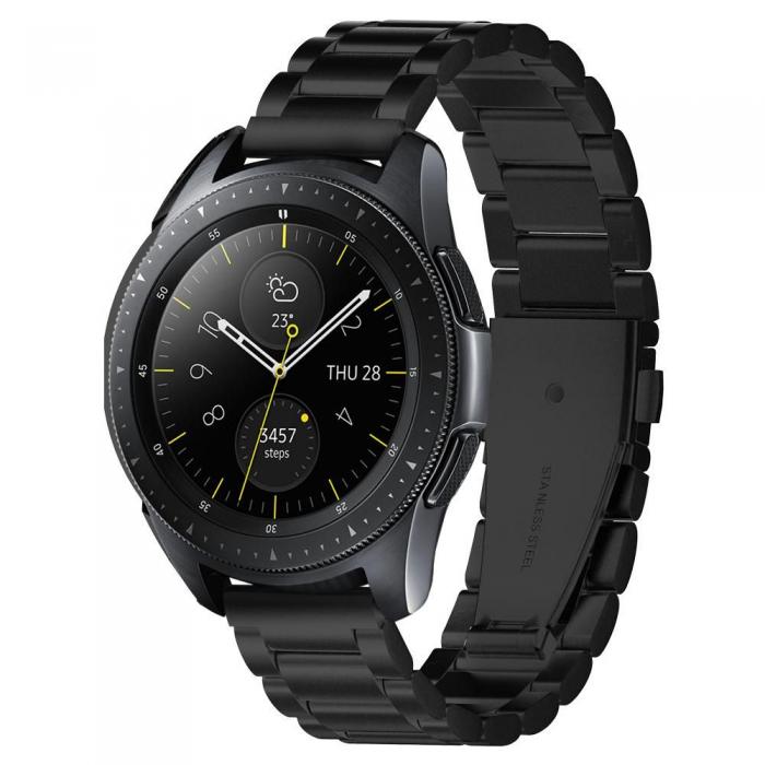 UTGATT5 - SPIGEN Modern Passform Band Samsung Galaxy Watch 42Mm Svart