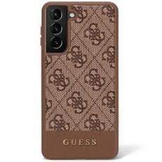 Guess - Guess Galaxy S23 Ultra Skal 4G Stripe Collection - Brun