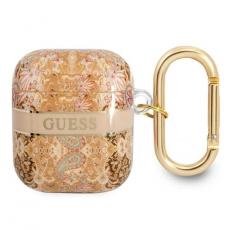 Guess - Guess AirPods Skal Paisley Strap Collection - Guld