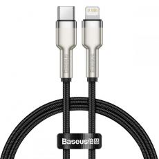 BASEUS - Baseus Cafule Metal Lightning Kabel Pd20w 100cm - Svart