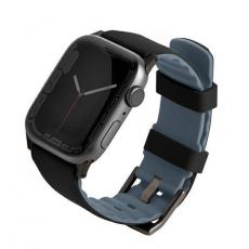 UNIQ - Uniq Apple Watch 4/5/6/7/8/SE/SE2 (38/40/41mm) Armband Silicon - Midnight Svart