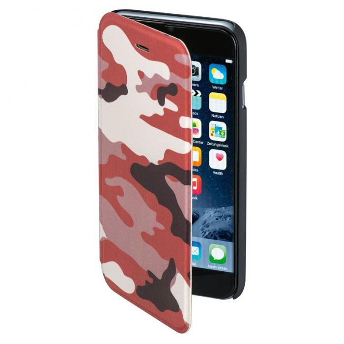 UTGATT1 - HAMA iPhone 6/6S Plnboksfodral DesignLine - Camo brun