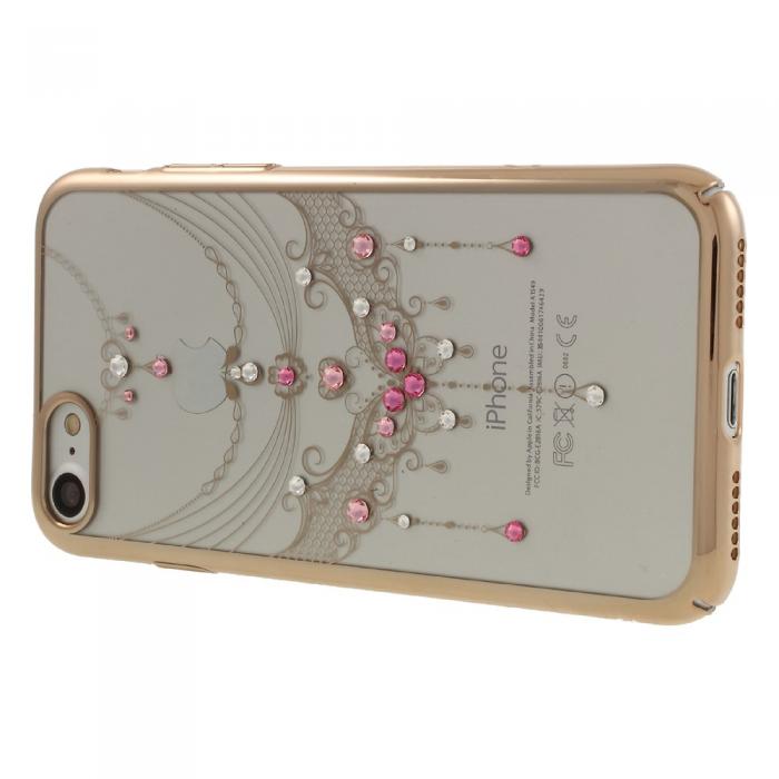 Kavaro - Kavaro Skal med Swarovski stenar till iPhone 7/8/SE 2020 - Gold Butterfly