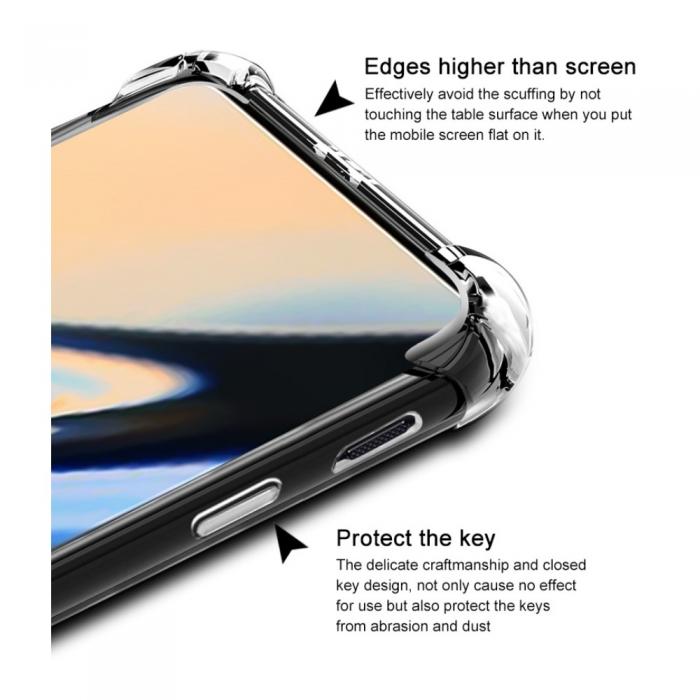 UTGATT1 - Imak Shock Flexicase Skal till OnePlus 7 Pro - Clear