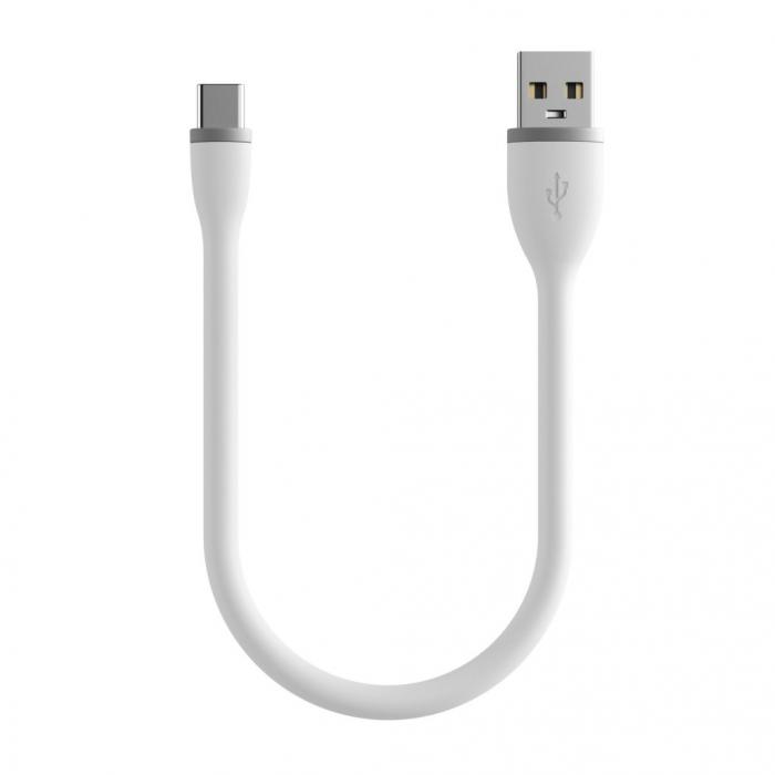 UTGATT5 - Satechi Flexibel USB-C-kabel - 25 cm Vit