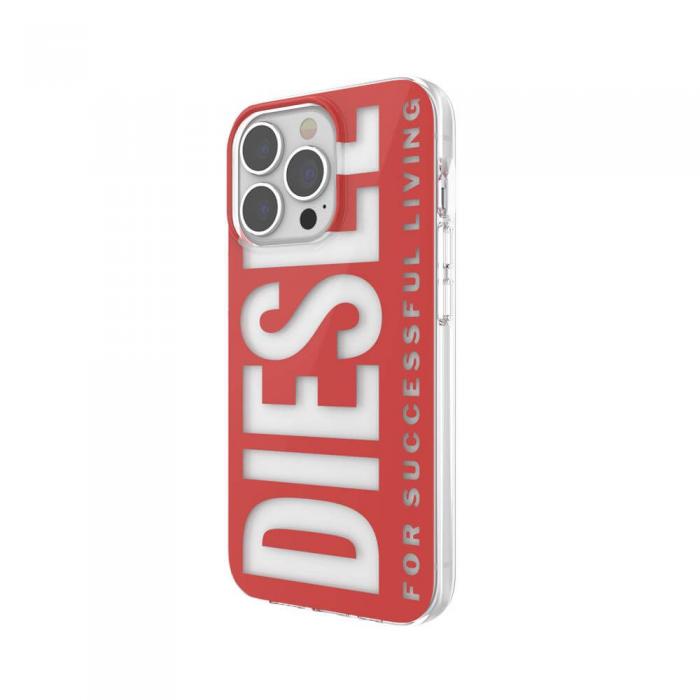Diesel - Diesel Graphic Skal till iPhone 13/13 Pro red/Vit