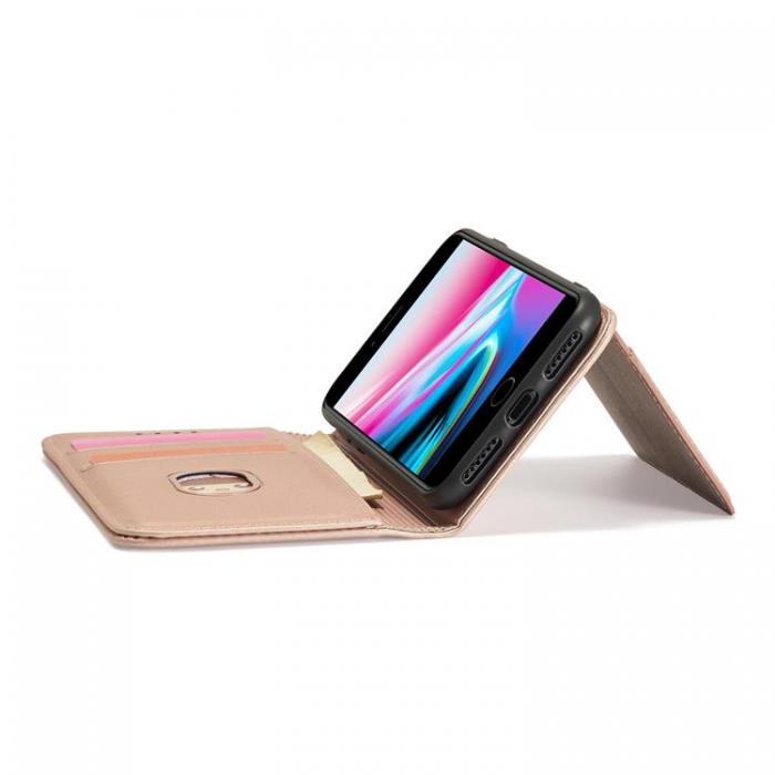 UTGATT5 - iPhone 7/8 SE 2022/2020 Plnboksfodral Magnet Strap - Rosa