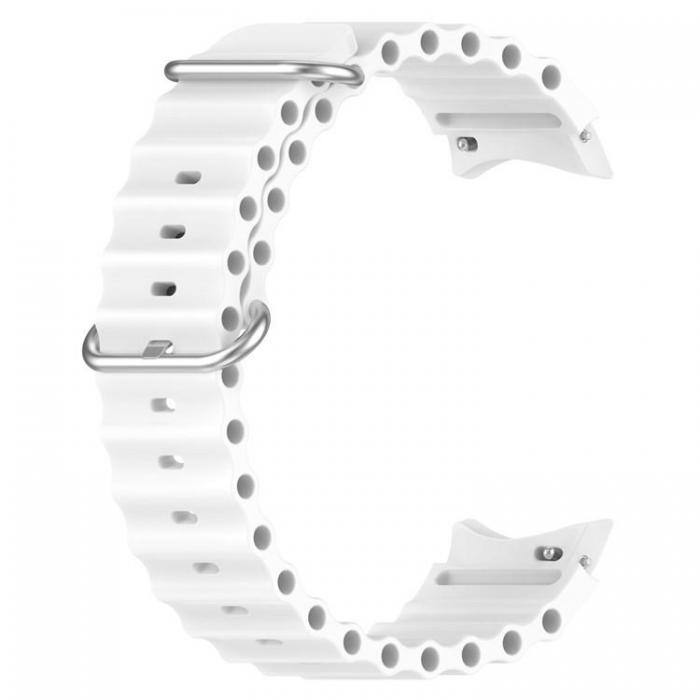 A-One Brand - Galaxy Watch 6 Classic (43mm) Armband Ocean - Vit