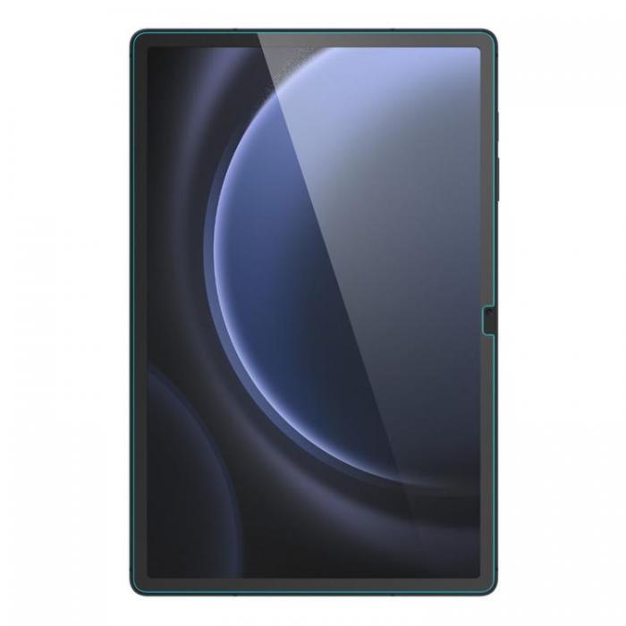 Spigen - Spigen Galaxy Tab S9 FE Plus Fodral Hrdat Glas Skrmskydd - Clear