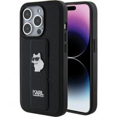 KARL LAGERFELD - Karl Lagerfeld iPhone 15 Pro Max Mobilskal Gripstand Saffiano