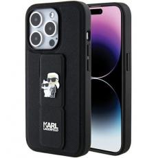 KARL LAGERFELD - Karl Lagerfeld iPhone 15 Pro Mobilskal Gripstand Karl&Choupette