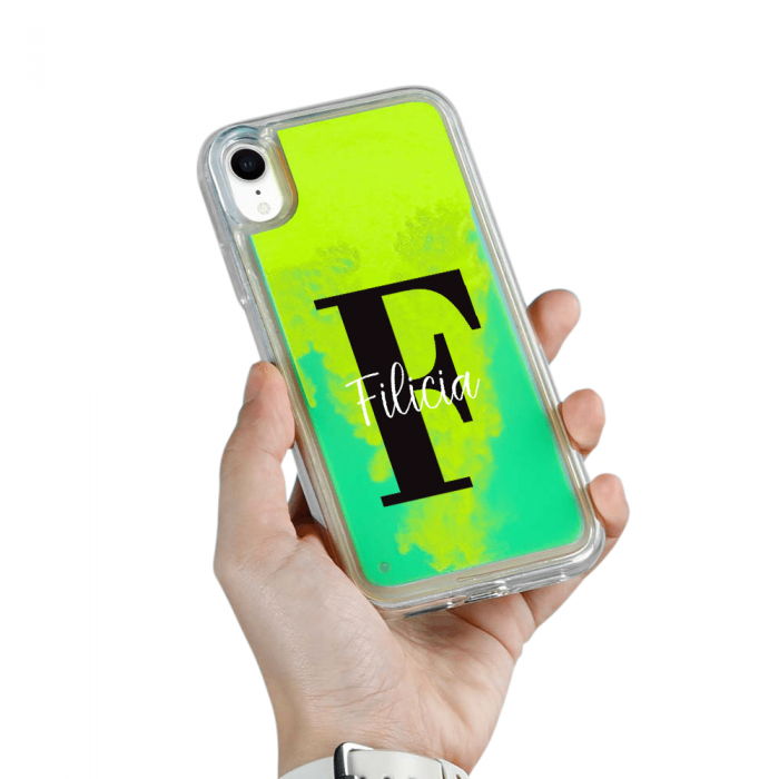 UTGATT5 - Designa Sjlv Neon Sand skal iPhone XR - Grn
