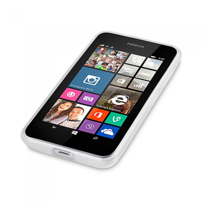 UTGATT4 - FlexiSkal till Nokia Lumia 530 (Transparent)