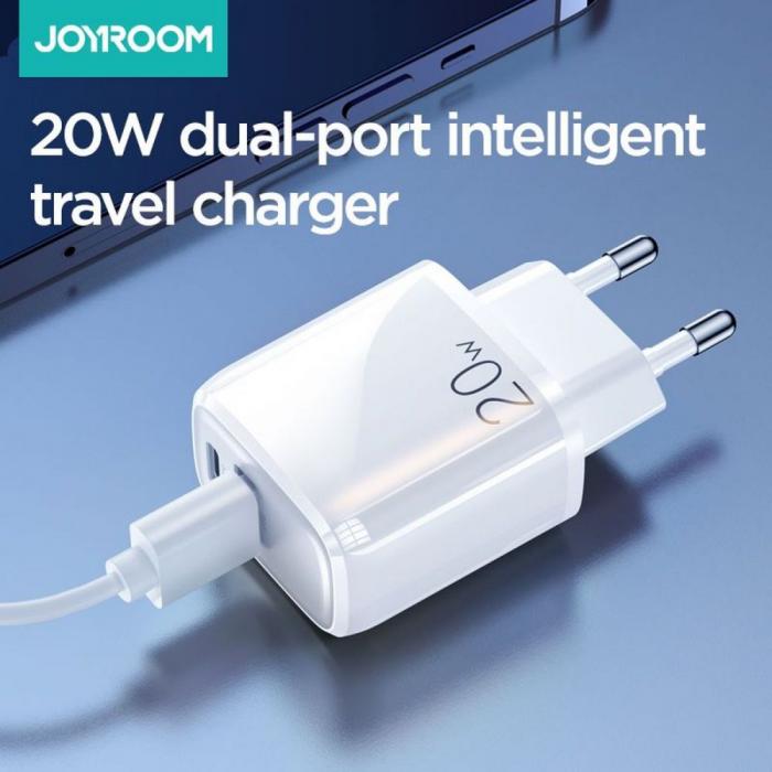 UTGATT5 - Joyroom - 2-Port Network Charger 20w - Vit