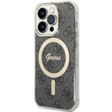 Guess - Guess iPhone 15 Pro Max Mobilskal Magsafe IML 4G - Svart